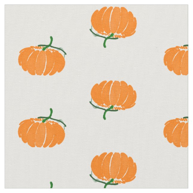 Kürbis im Herbst Stoff (Nahaufnahme)