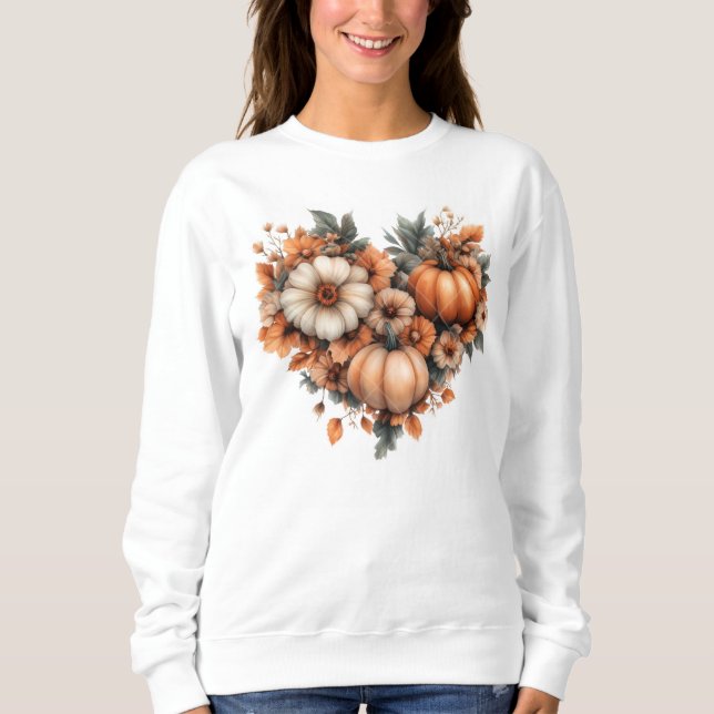 Kürbis im Überfluss Sweatshirt (Vorderseite)