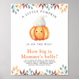 Kürbis in den Hut Wie groß ist Mama's Bauchspiel Poster