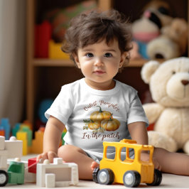 Kürbis in Pflaster, Fall, Erntedank Baby Strampler