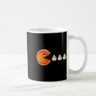 Kürbis isst verrückte Schlagsahne  Kaffeetasse