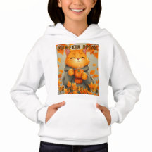 Kürbis-Katze-und-Hund-Personalisierbarer-Hoodie fü