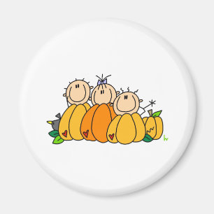 Kürbis-Kinder Magnet