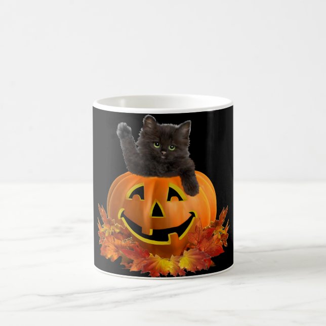 Kürbis Kitty Kaffeetasse (Mittel)