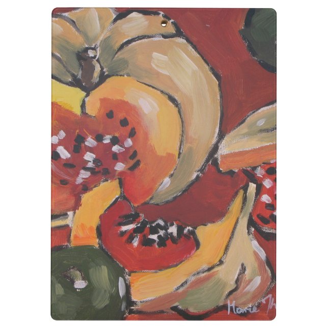 Kürbis-Küchen-Klemmbrett Klemmbrett (Rückseite)