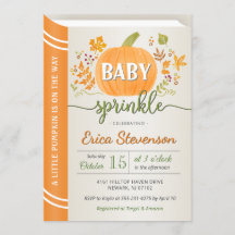 Kürbis-Kürbis-Storybook Neutral-Baby-Sprinkle