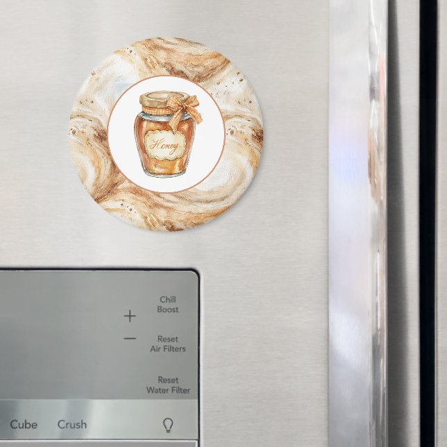 Kürbis-Latte-Strudel Honig Magnet (In Situ (Kühlschrank))