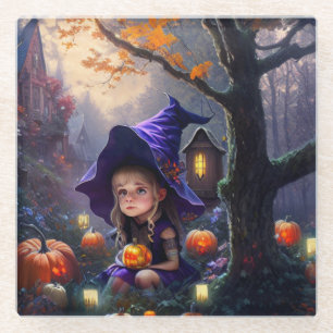 Kürbis/launisch/Halloween/Cartoon Glasuntersetzer