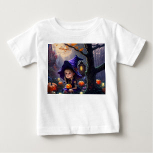 Kürbis/Launisch/Halloween/Comic Baby T-shirt