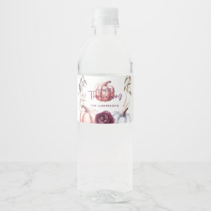 Kürbis lila Blumenfall Erntedank