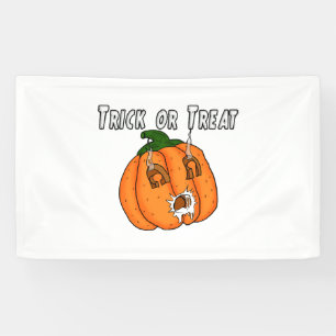 Kürbis lustiges unanständiges Geschenk Streich Hal Banner