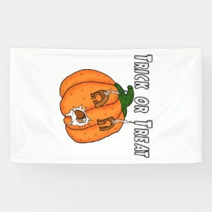 Kürbis lustiges unanständiges Geschenk Streich Hal Banner