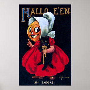 Kürbis-Mädchen Poster