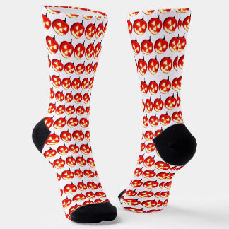 Kürbis mit Gesicht Socken