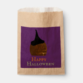 Kürbis mit Hut Gefallen-Tasche Geschenktütchen