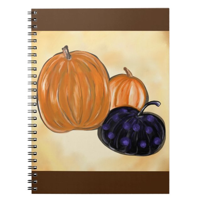 Kürbis Notizblock (Vorderseite)