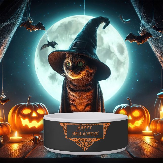 Kürbis Orange Frohes Halloween  Napf (Von Creator hochgeladen)