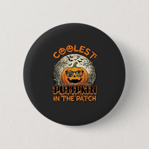 Kürbis-Patch-Halloween-Spooky-Sonnenbrille_ Button