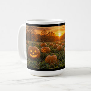 Kürbis-Patch mit Herbstzauber Kaffeetasse