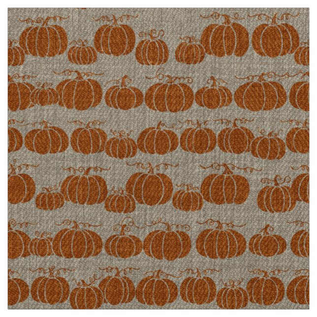 Kürbis Pathe Streifen - Orange Stoff (Muster)