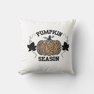 Kürbis-Saison Cheetah-Druck-Kürbis Herbst-Design Kissen
