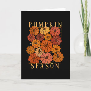 Kürbis-Saison Herbst Y'all Blätter Thanksgivi Karte