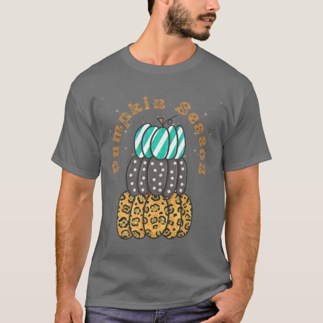 Kürbis-Saison T-Shirt (Vorderseite)