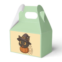 Kürbis schnurrende Hexenkatze 