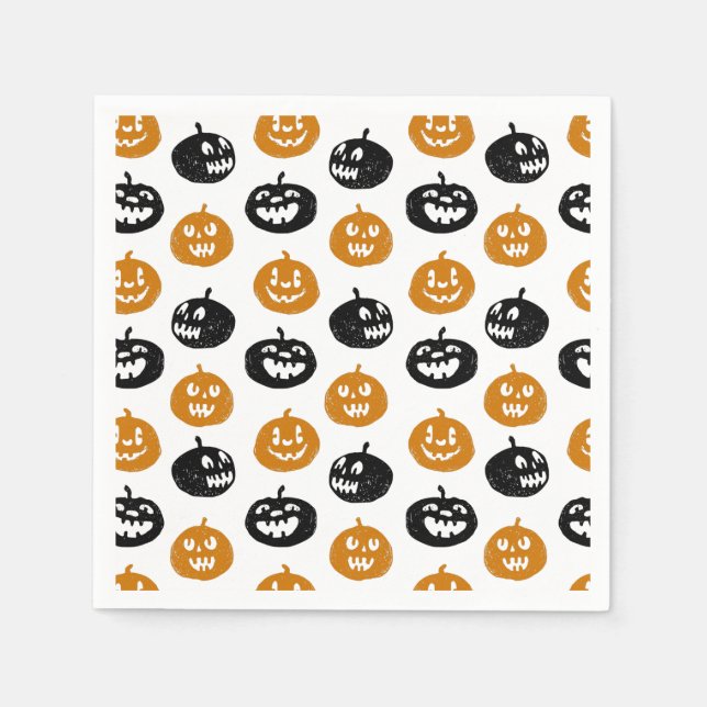 Kürbis Serviette (Vorderseite)