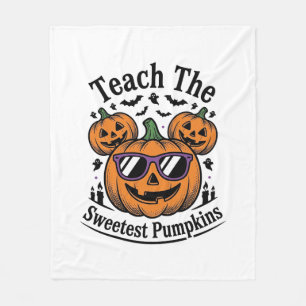 Kürbis-Shirt für Lehrer Süß Halloween-Klasse Desig Fleecedecke