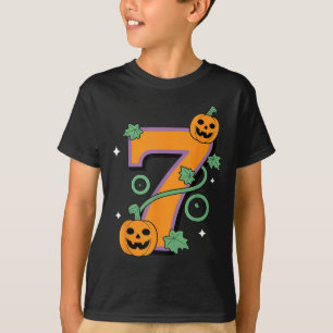 Kürbis Six Seven 67 passendes 7 Halloween-Paar T-Shirt