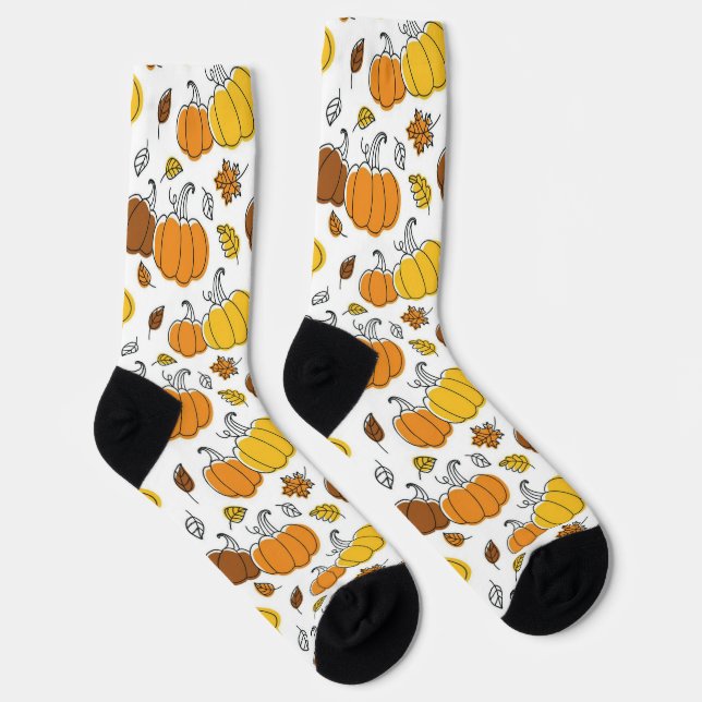 Kürbis-Socken Socken (Rechts)
