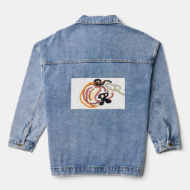 Kürbis Sonnenuntergang Herbst süß Jeansjacke