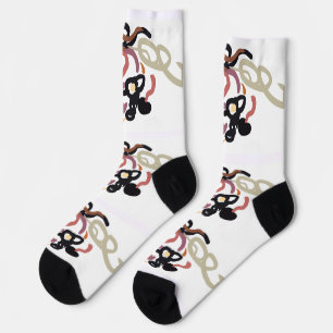 Kürbis Sonnenuntergang Herbst süß Socken