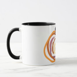 Kürbis Sonnenuntergang Herbst süß Tasse