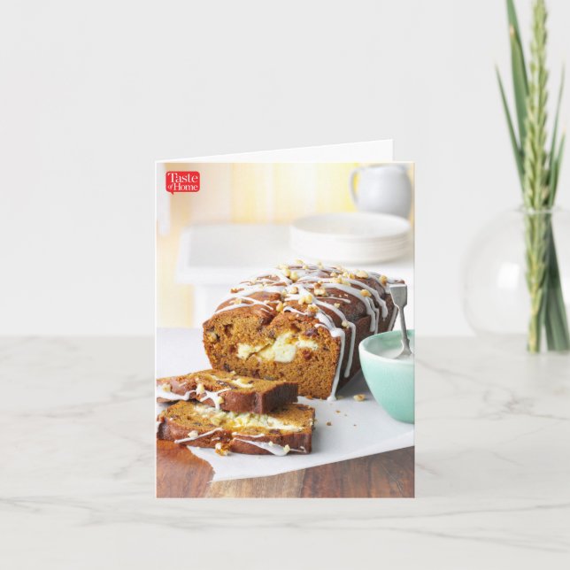 Kürbis-Strudel-Brot Karte (Vorderseite)