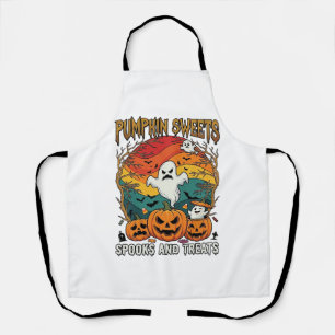 Kürbis Süßigkeiten Spuk Behandlungen Halloween Gei Schürze