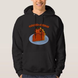 Kürbis-tinös Hoodie