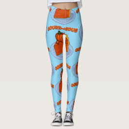 Kürbis-tinös Leggings