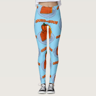 Kürbis-tinös Leggings