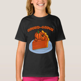 Kürbis-tinös T-Shirt