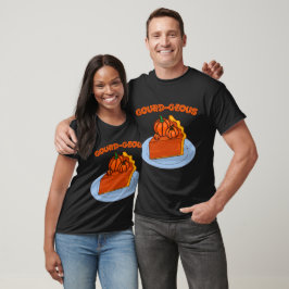 Kürbis-tinös T-Shirt