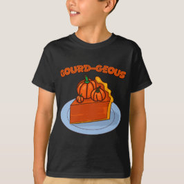 Kürbis-tinös T-Shirt