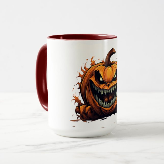 Kürbis-Träume-Tasse Tasse (Vorderseite Links)