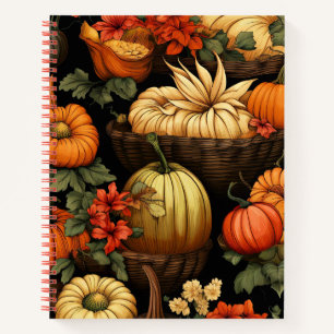 Kürbis und mehr, Herbst, Notizbuch