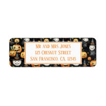 Kürbis und Monster Halloween