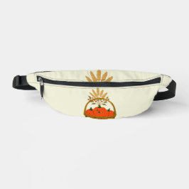 🎃 **Kürbis- und Weizenkorb-Taillentasche** Bauchtasche
