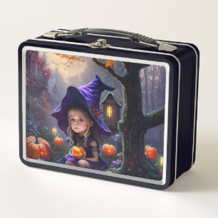 Kürbis/whimsical/Halloween/Cartoon Metall Brotdose