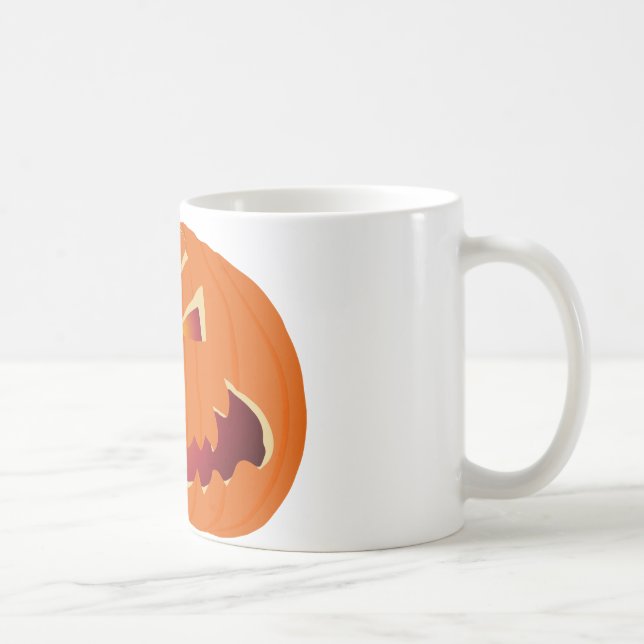 Kürbis zu Halloween 5 Kaffeetasse (Rechts)