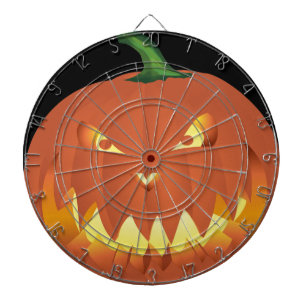 Kürbis zu Halloween... Dartscheibe